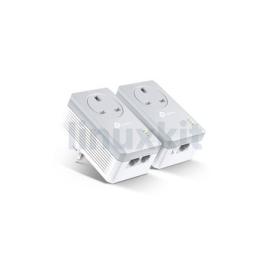TP-Link TL-PA4022PKIT AV600 2-port Passthrough Powerline Starter Kit