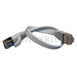 Flat Cat7 Patch Lead 0.5m White Flat Cat7 Patch Lead 0.5m White
