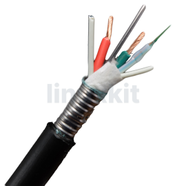 4 core armrd SM fibre+2 cop.cores 12mm