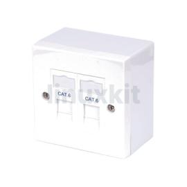 CAT6 RJ45 Twin Outlet Kit