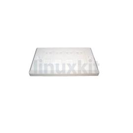 CAT5e Quad Port Faceplate and 4 x Modules