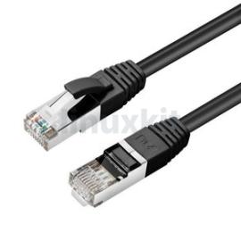 MicroConnect CAT6A S/FTP Network Cable 0.25M (Black)