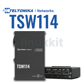 Teltonika Gigabit DIN Rail switch