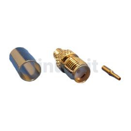 Crimp SMA socket for 200 cable