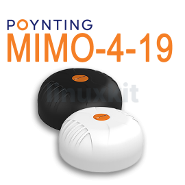 9-in-1 LTE/WiFi antenna - BLACK