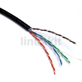 Cat5e U/UTP External Grade Fca PE 305m Box - Black