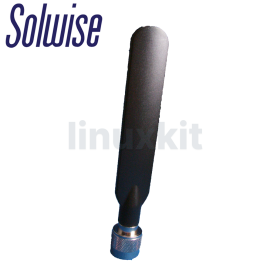 Dualband 5dBi antenna with N plug -BLACK