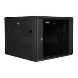 All Rack 9U 600MM Deep Wallbox Cabinet in Black (CAB9WB600BLK)