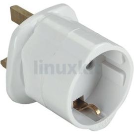 EU to UK Plug Adapter PSUUKEU-R - Round