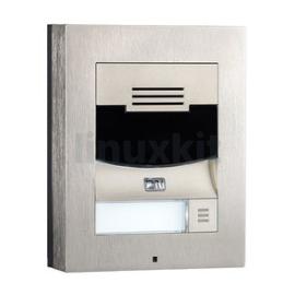 2N IP Solo Surface Mount Intercom 9155301CS in Brushed Nickel