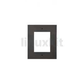 2N IP Verso 1-Module Flush-Mount Frame 9155011B in Black