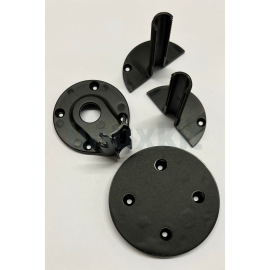 PUCK-Series Mounting kit Black Plastic