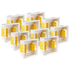 Single Lining Back Boxes 35mm - 10 Pack