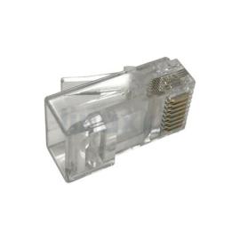 RJ45 CAT6 Unshielded Plug Connectors - Pack of 100