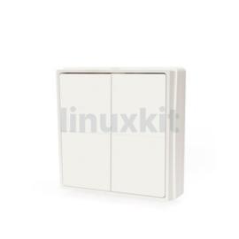 Shelly BLU Wall Switch 4 (White) with Standalone Adapter