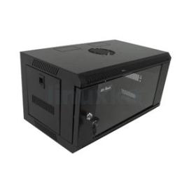 All Rack 4U 300MM Deep Wallbox Cabinet in Black (CAB4WB300BL)