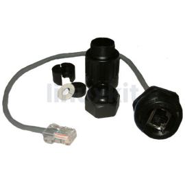 RJ45 IP67 socket 30cm lead