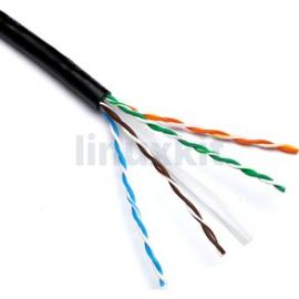 Cat6 UTP Cable - Black - 305m Box (External)