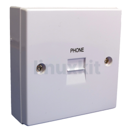 85 mm V/ADSL Filtered BT Faceplate