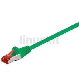 Cat6 S-FTP Cable - Green - 0.15m