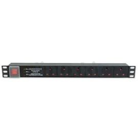 LMS Data 6-Way 1U 19-inch Horizontal Rackmount PDU