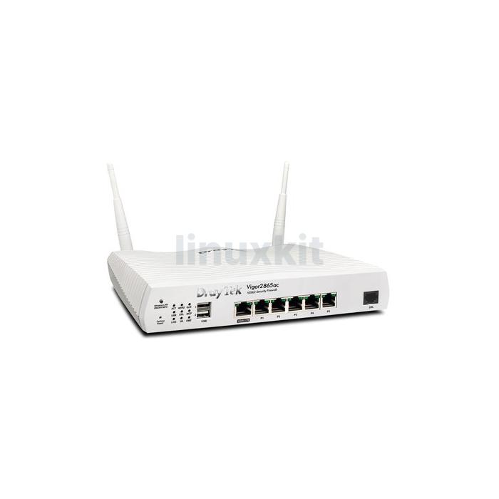 DrayTek Vigor 2865ac Multi-WAN Dual Band VDSL2/ADSL2+ WiFi VPN Router