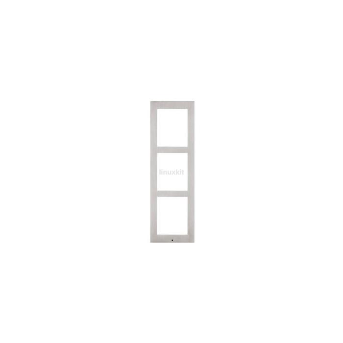 2N 9155023 Surface Installation Frame for 3 Modules in Brushed Nickel