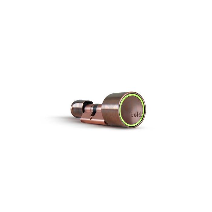 Bold Smart Lock SX-33 Keyless Cylinder Smart Door Lock in Copper