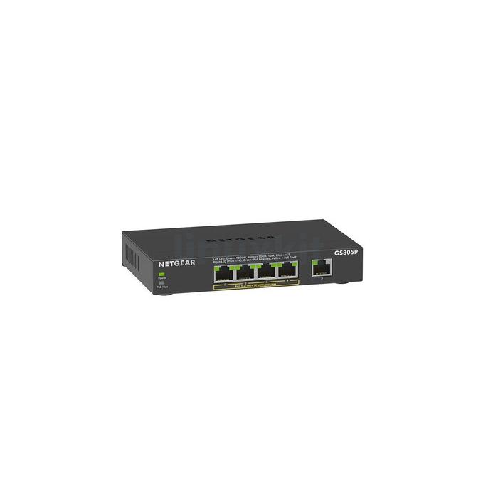 Netgear GS305P-200UKS 5-Port Unmanaged Gigabit PoE Switch