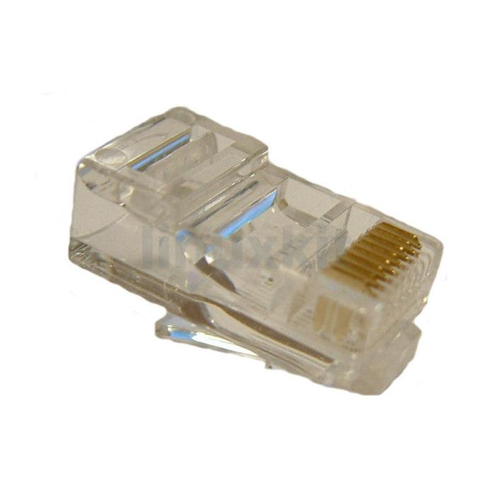 Pack/10 RJ45 Plugs for Solid CAT5