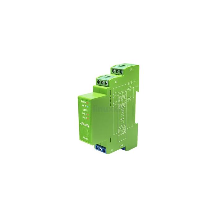 Shelly Z-Wave Pro Dimmer 2PM DIN Rail Dimmer with Power Monitoring