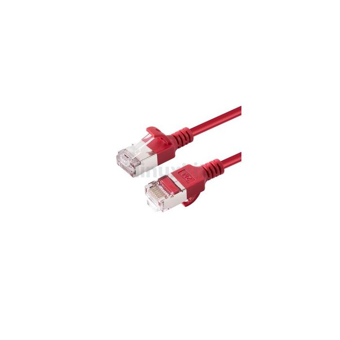 MicroConnect CAT6A U/FTP Network Cable 3M (Red)