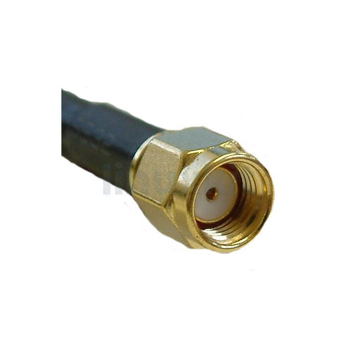 ReSMA Plug/20cm RG316/N Type chassis skt