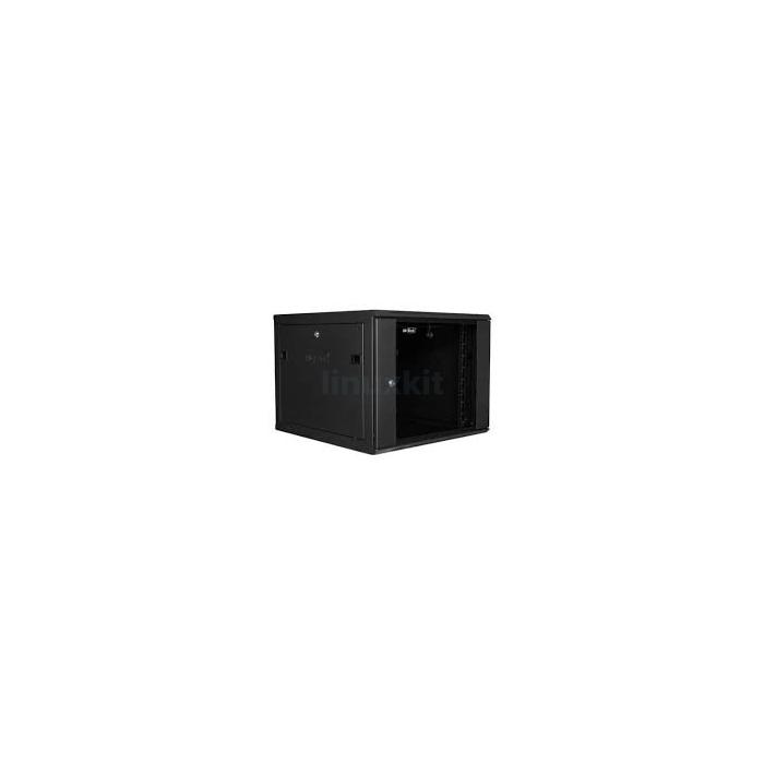 All Rack 9U 600MM Deep Wallbox Cabinet in Black (CAB9WB600BLK)