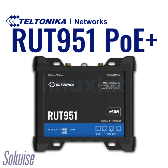 PoE+ 4G Router with eSIM & Dual SIM PoE+ 4G Router with eSIM & Dual SIM