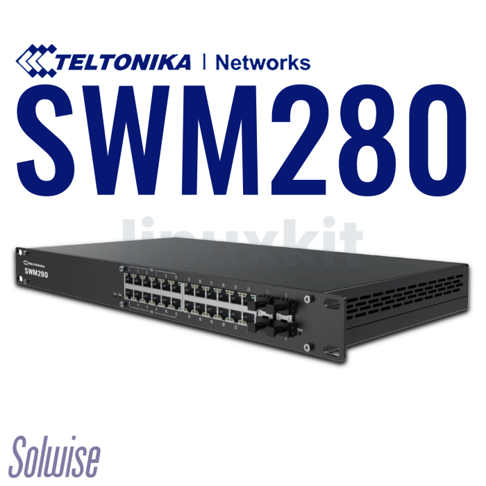 Teltonika Managed 24/12 Port/PoE+ Switch