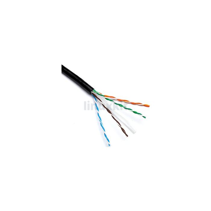 Cat6 UTP Cable - Black - 305m Box (External)