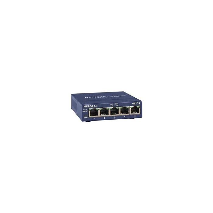 Netgear GS105UK Unmanaged 5-Port Network Switch Netgear GS105UK Unmanaged 5-Port Network Switch