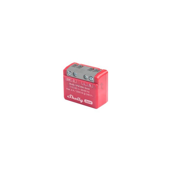 Shelly Mini 1PM Gen4 WiFi & Zigbee Operated Smart Relay Shelly Mini 1PM Gen4 WiFi & Zigbee Operated Smart Relay