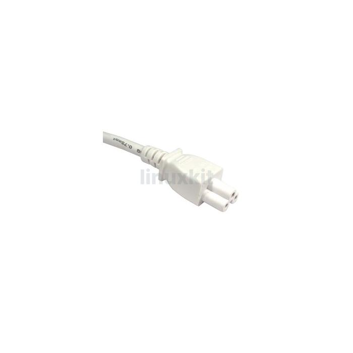 UK C5 Power Cable White