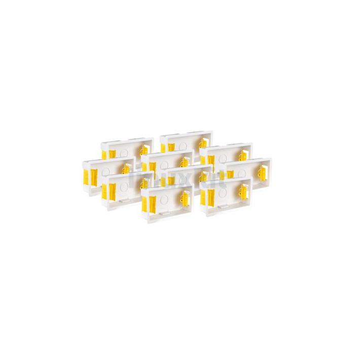 Double Lining Back Boxes 35mm - 10 Pack