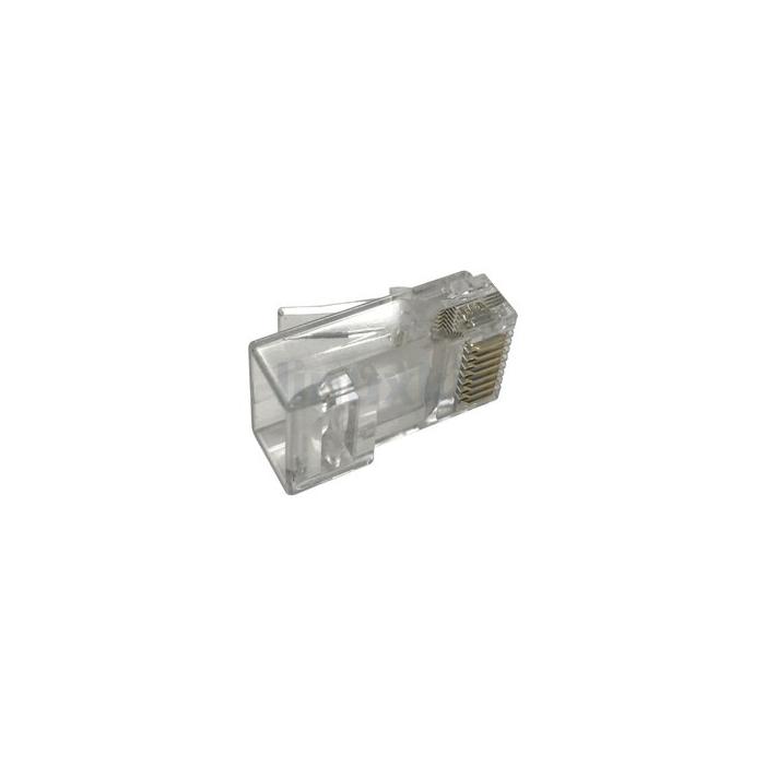 RJ45 CAT6 Unshielded Plug Connectors - Pack of 100