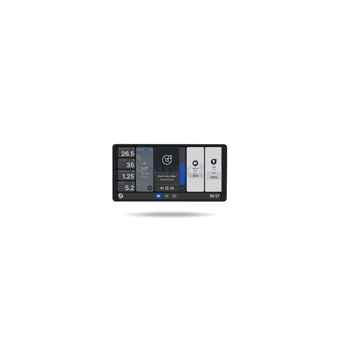Shelly Touch Screen Wall Display X2 & BLU H&T (Silver)