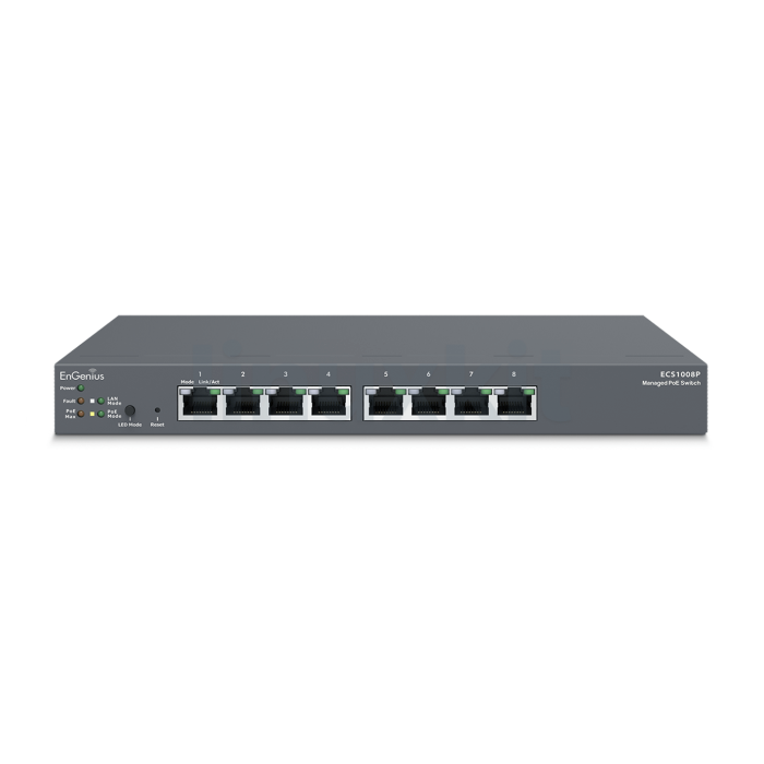 EnGenius Cloud 8 port Gigabit PoE Switch