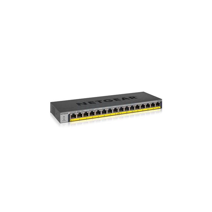 Netgear GS116LP 16-Port PoE Gigabit Ethernet Unmanaged Switch