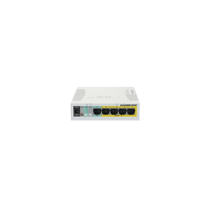 MikroTik RouterBOARD CSS106-1G-4P-1S 5-Port Switch (RB260GSP)