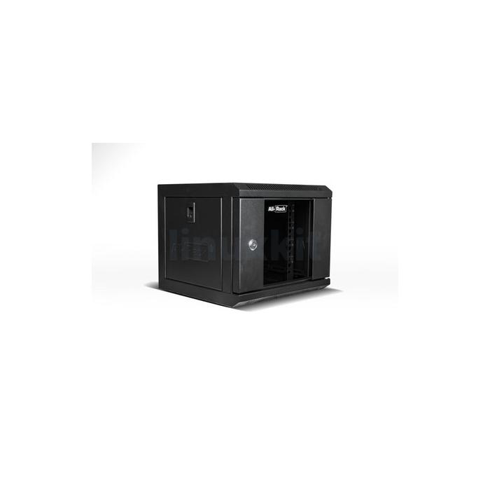 All Rack 4U Soho Wallbox Cabinet in Black (CAB4SOHO)
