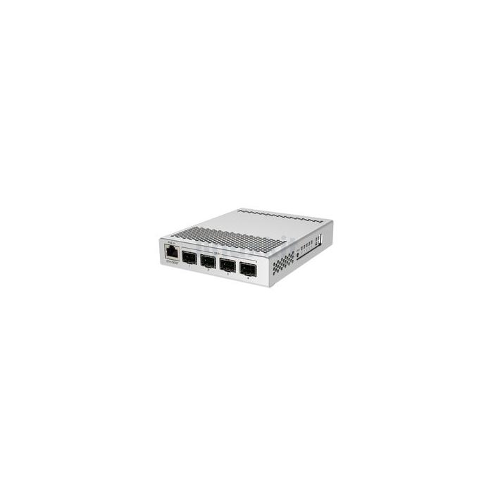 MikroTik 5-Port Desktop Switch with 4 SFP+ Ports and PoE-in (CRS305)
