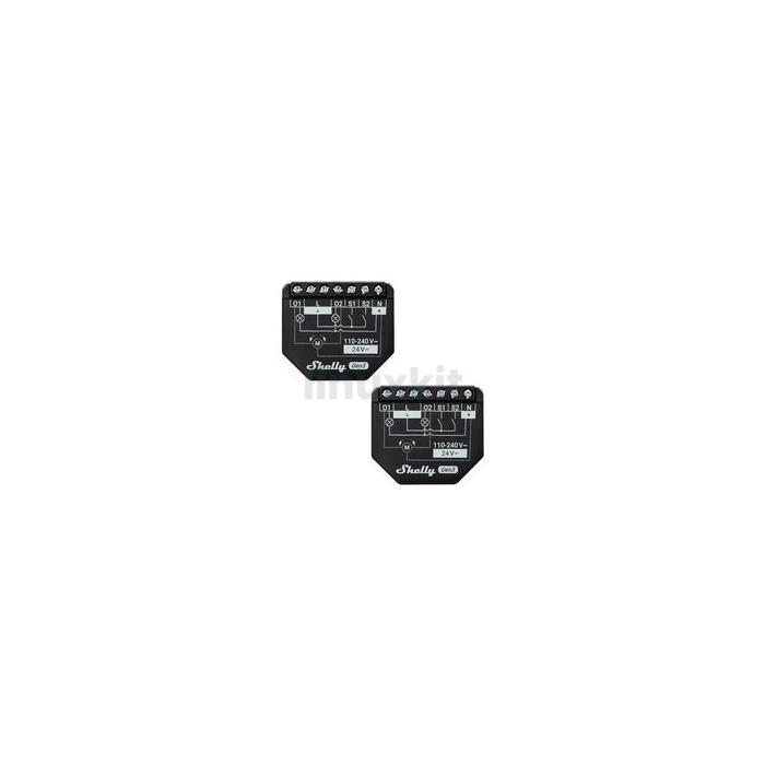 Shelly Plus 2PM Gen3 2 Channel Switch with Power Metering (2 Pack)