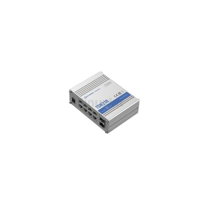 Teltonika TSW210 8-Port Gigabit Unmanaged Industrial Switch